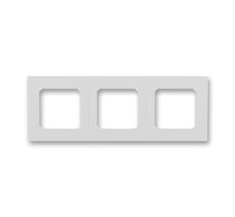 Levit® rámeček trojnásobný, pro vodorovnou i svislou montáž 3901H-A05030 16 šedá/bílá ABB