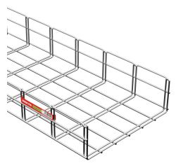 Kabelový žlab MERKUR 2 rozměr 300/100mm GZ galvanicky zinkováno drátěný ARK-211250 Arkys