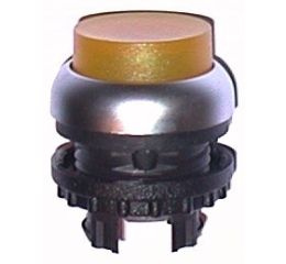 M22-DLH-Y tlačítko zvýšené bez aretace prosvětlené žluté