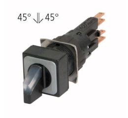 Q18LWK3R-WS/WB ovládací hlavice přepínače prosvětlená 3polohová,aretovaná,se žárovkou,bílá