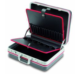 Kufr METRO černý umělohmotný se zámkem s hliníkovým rámem, typ 170073 cimco