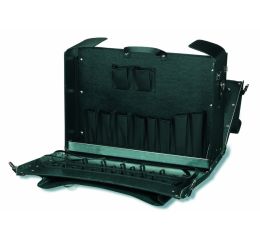 Kožený kufr černý typ 176028 cimco