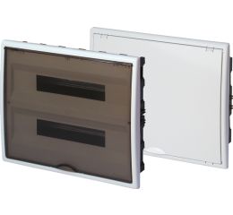 Rozvodnice 40-modulů pod omítku 2x20M RZG-Z-2S40 plastové neprůhledné dveře OEZ:40558