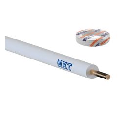 Drát CY, H05V-U  0,5 bílý pevný vodič instalační měděný