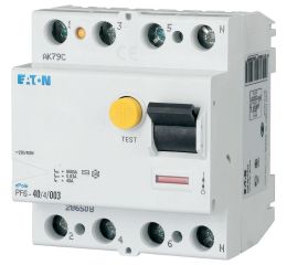 Proudový chránič 40A, PF6-40/4/03-A 300mA A čtyřpólový Eaton 112935