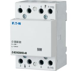 Instalační stykač 63A Z-SCH230/63-40 napětí cívky 230V, 4 zapínací kontakty Eaton 248856