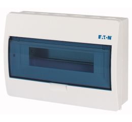 Rozvodnice  12-modulů na omítku IP40 Eaton BC-O-1/12-ECO plastová průhledné dveře