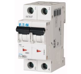 Jistič   63A, PL6-63/2/B (6kA) Eaton 286561