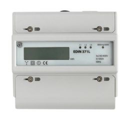 Elektroměr 3fázový/1tarifní 100A 7xmodul EDIN 371L  5- 100A LCD displej 3x230V
