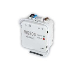 Přijímač WS305 bezdrátový pro žaluzie a pohony do instalační krabice, zatížení 6A