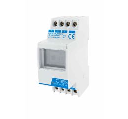 Hodiny spínací ORBIS DATA MICRO 2+, dig., týdenní, 2kan., 2mod., se zálohou, šedé, na DIN