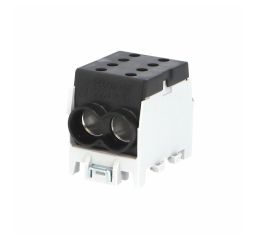 Svorkovnice rozbočovací HLAK 70 1/2 M2, 250A, 1pól., AL/CU, IP20, černá, na DIN /2080197 1003145 eleman