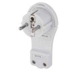 Vidlice úhlová pro prodlužovací kabel, bílá EMOS