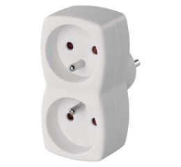 Rozbočka 2násobná 16A barva bílá EMOS P0028N