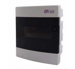 Rozvodnice 8-modulů pod omítku (1x8M) DIDO-E ECM8PT průhledná dvířka IP40 ETI 001101010