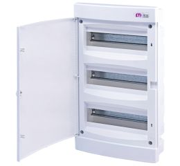 Rozvodnice 36-modulů pod omítku (3x12M) DIDO-E ECM36PO bílá dvířka IP40 ETI 001101017