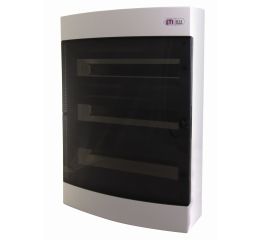 Rozvodnice 54-modulů na omítku (3x18M) DIDO-E ECT 3x18PT průhledná dvířka IP40 ETI 001101040