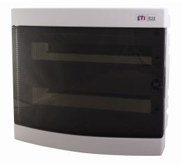 Rozvodnice 36-modulů pod omítku (2x18M) DIDO-E ECM 2x18PT průhledná dvířka IP40 ETI 001101083