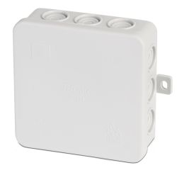 Krabice na povrch s krytím IP54 100x100x40mm šedá F-tronic E114