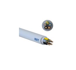 Kabel NYM-J 5x6 (žlutozelená-modrá-hnědá) pro pevné uložení
