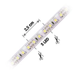 LED pásek 120LED/m, 3528, IP20, zelená, 12V, 5m