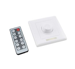 Stmívač pro jednobarevné LED pásky 12V / 24V, 8A, IR