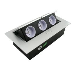 Výklopná zásuvková lišta 3x230V