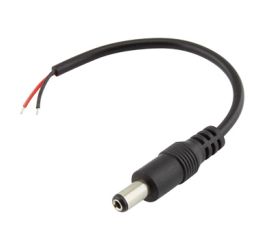 Prodlužovací kabel s konektorem, vidlice 5,5 x 2,1mm, 15cm