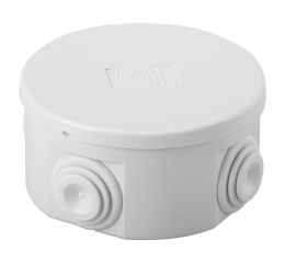 Krabice rozbočovací na omítku s plným víkem IP44 průměr 80mm GW44002 Gewiss