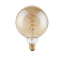 Žárovka LED E27/ 4W teplá bílá, amber velká baňka 200 lumen 360° stmívatelná GLOBO 11404F