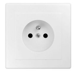 Zásuvka JUPITER ZA-16, barva bílá, kompletní, Greenlux GXKP006