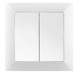 Ovladač žaluziový tlačítkový PREMIUM TL-Z, barva bílá, kompletní, Greenlux GXKP024