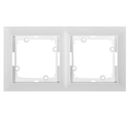 Rámeček dvojnásobný PREMIUM 2 FR, barva bílá, Greenlux GXKP054