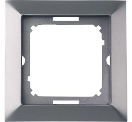 Rámeček jednonásobný PREMIUM 1 FR S, barva stříbrná, Greenlux GXKP157
