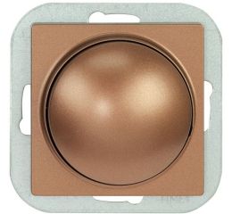 Stmívač odporový PREMIUM DIM M-A, barva mahagonová, bez rámečku, Greenlux GXKP340