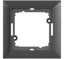 Rámeček jednonásobný PREMIUM 1 FR G, barva grafitová, Greenlux GXKP457