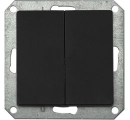 Ovladač žaluziový tlačítkový PREMIUM TL-Z M-N, barva matná černá, bez rámečku, Greenlux GXKP524