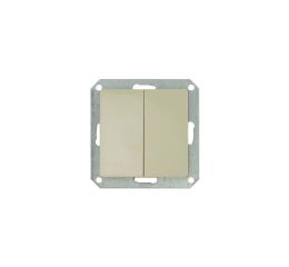 Ovladač žaluziový tlačítkový PREMIUM TL-Z M-C, barva slonová kost, bez rámečku, Greenlux GXKP624