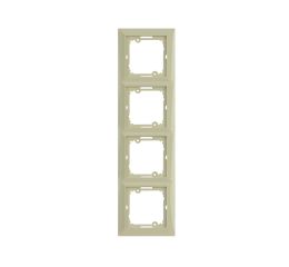 Rámeček čtyřnásobný PREMIUM 4 FR C, barva slonová kost, Greenlux GXKP656