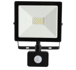 Svítidlo LED 20W reflektor s čidlem TOMI 1900lm 6000K studená bílá IP44 Greenlux GXLR019