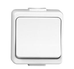 Tlačítko JANTAR ovládání světla TLS krytí IP44 bílá barva GXNP004