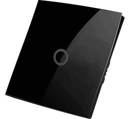 Vypínač jednopólový SMART WiFI v černé barvě, Greenlux GXSH042