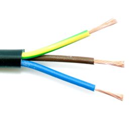 Kabel H05VV-F 3x1,5 (CYSY 3Cx1,5) PVC ohebný flexibilní černý plášť