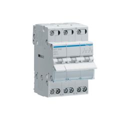 Skupinový přepínač (I-0-II) 3P / 40A - výstupní kontakt horem, Hager-SFT340