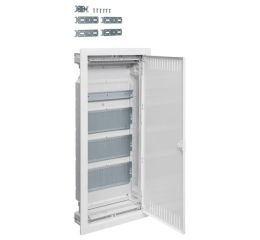 Rozvodnice HAGER-VU48NWB multimediální zapuštěná VOLTA48 s montážním rámem