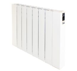 Olejový radiátor 1000W 58x58x8cm bílý hliníkový elektrický IQ Line Touch ALM