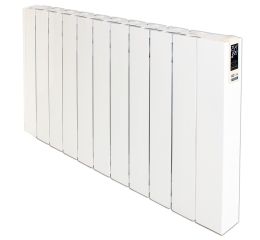 Olejový radiátor 1500W 58x81x8cm bílý hliníkový elektrický IQ Line Touch ALM