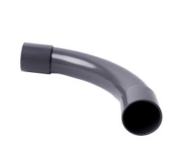 Koleno pro tuhou trubku PVC    4125 LB tmavě šedé