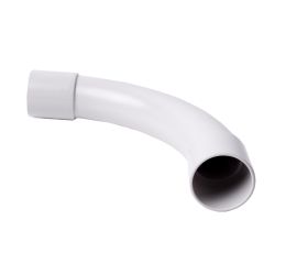 Koleno pro tuhou trubku PVC  4125 KB světle šedé