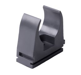 Příchytka plastová tuhých trubek typ    5325 LB tmavě šedá